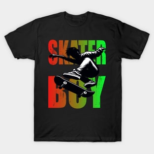 Bold Skater Boy Action T-Shirt